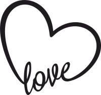 Heart love sign gift for valentine - Para archivos DXF CDR SVG cortados con láser - descarga gratuita