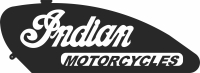 Indian motorcycles logo - Para archivos DXF CDR SVG cortados con láser - descarga gratuita
