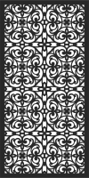 wall  door WALL  pattern screen - For Laser Cut DXF CDR SVG Files - free download
