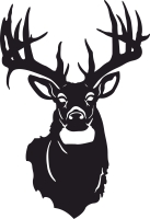 deer art - Para archivos DXF CDR SVG cortados con láser - descarga gratuita