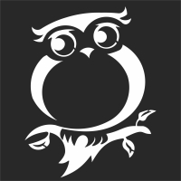 Owl wall decor - Para archivos DXF CDR SVG cortados con láser - descarga gratuita