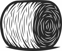 Hay Bale cliparts - For Laser Cut DXF CDR SVG Files - free download