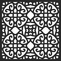 Wall screen   PATTERN - For Laser Cut DXF CDR SVG Files - free download