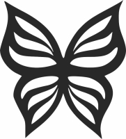 Butterfly decorative - Para archivos DXF CDR SVG cortados con láser - descarga gratuita