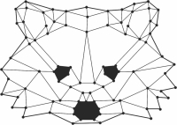 Geometric Polygon fox Head - Para archivos DXF CDR SVG cortados con láser - descarga gratuita