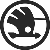 skoda Logo - For Laser Cut DXF CDR SVG Files - free download