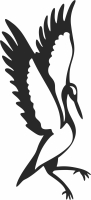 Bird Swan clipart - Para archivos DXF CDR SVG cortados con láser - descarga gratuita