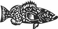 fish - Para archivos DXF CDR SVG cortados con láser - descarga gratuita