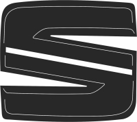 LEON SEAT  logo - fichier DXF SVG CDR coupe, prêt à découper pour plasma routeur laser