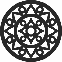 pattern Mandala wall arts - For Laser Cut DXF CDR SVG Files - free download