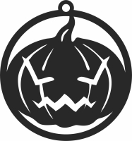 pumpkin halloween ornament - Para archivos DXF CDR SVG cortados con láser - descarga gratuita