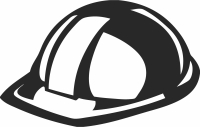 hardhat helmet - For Laser Cut DXF CDR SVG Files - free download