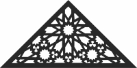 mandala Decorative pattern clipart - For Laser Cut DXF CDR SVG Files - free download