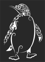 penguin cliparts - Para archivos DXF CDR SVG cortados con láser - descarga gratuita