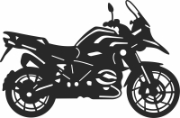sport bike motorcycle cliparts - For Laser Cut DXF CDR SVG Files - free download