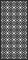 decorative panel wall separator door pattern - For Laser Cut DXF CDR SVG Files - free download