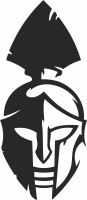 War Knight Helmet clipart - Para archivos DXF CDR SVG cortados con láser - descarga gratuita
