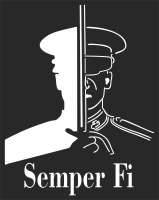 semper fi USMC united states marines - Para archivos DXF CDR SVG cortados con láser - descarga gratuita
