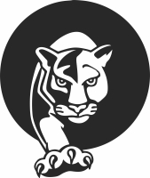Florida International University Panther FIU logo - For Laser Cut DXF CDR SVG Files - free download