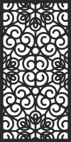 Screen   PATTERN  Decorative   DOOR - For Laser Cut DXF CDR SVG Files - free download