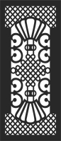 decorative door  WALL decorative  wall  Screen   DECORATIVE - For Laser Cut DXF CDR SVG Files - free download