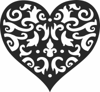 heart clipart - For Laser Cut DXF CDR SVG Files - free download