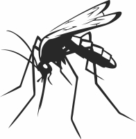 mosquito clipart insect - Para archivos DXF CDR SVG cortados con láser - descarga gratuita