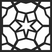 Decorative pattern - Para archivos DXF CDR SVG cortados con láser - descarga gratuita