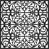 WALL  PATTERN  Wall   Door   Pattern   wall - For Laser Cut DXF CDR SVG Files - free download