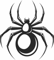 Spider halloween decor - Para archivos DXF CDR SVG cortados con láser - descarga gratuita