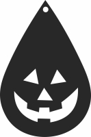 Halloween ornament Silhouette pumpkings - Para archivos DXF CDR SVG cortados con láser - descarga gratuita