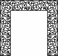 geometric decorative panel wall screen pattern - For Laser Cut DXF CDR SVG Files - free download