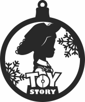 Toy story Christmas ball - Para archivos DXF CDR SVG cortados con láser - descarga gratuita