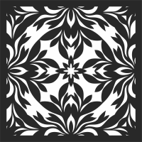 wall screen decorative pattern - For Laser Cut DXF CDR SVG Files - free download
