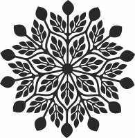 mandala wall sign - For Laser Cut DXF CDR SVG Files - free download