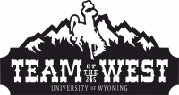 Wyoming Team of the West Logo cowboys - For Laser Cut DXF CDR SVG Files - free download