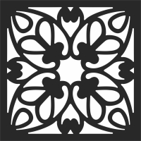 Ornament decorative art - For Laser Cut DXF CDR SVG Files - free download