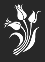 flowers floral decor art - Para archivos DXF CDR SVG cortados con láser - descarga gratuita