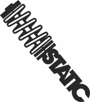 Static logo clipart - Para archivos DXF CDR SVG cortados con láser - descarga gratuita