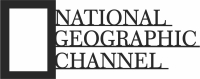 TV NATIONAL GEOGRAPHIC channel logo - fichier DXF SVG CDR coupe, prêt à découper pour plasma routeur laser