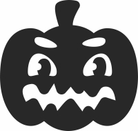 pimpking halloween decoration - For Laser Cut DXF CDR SVG Files - free download