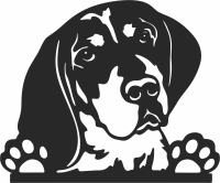 dog wall art - For Laser Cut DXF CDR SVG Files - free download