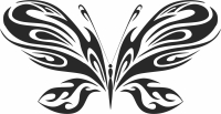 Butterfly art - For Laser Cut DXF CDR SVG Files - free download