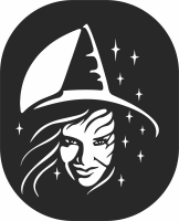 witcher woman clipart - Para archivos DXF CDR SVG cortados con láser - descarga gratuita