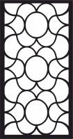 decorative panel floral screen pattern partition - For Laser Cut DXF CDR SVG Files - free download