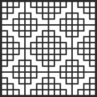 pattern wall design screen - For Laser Cut DXF CDR SVG Files - free download