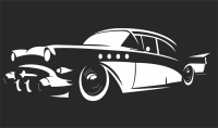 old car clipart - For Laser Cut DXF CDR SVG Files - free download