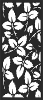 decorative panel door butterfly pattern - Para archivos DXF CDR SVG cortados con láser - descarga gratuita