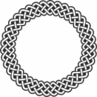 knot pattern circle cliparts - For Laser Cut DXF CDR SVG Files - free download