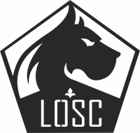 Logo Lile football - Para archivos DXF CDR SVG cortados con láser - descarga gratuita